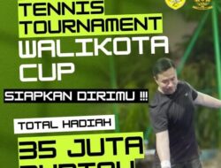 Turnamen Tenis Walikota Cup 2025 Siap Digelar di Kota Kupang, Total Hadiah Rp35 Juta